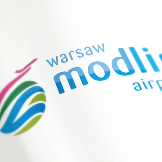 Projekt logotypu — Warszawa-Modlin Airport